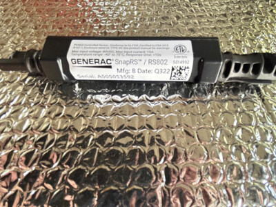 Generac SnapRS RS802 lot of 10