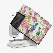 BlossomGuard Sewing Machine Cover - Durable, Dust-Proof Protection with Pocket,