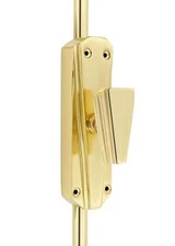 Signature Ironmongery Art Deco Door Brass Cremone Bolt 9 feet polished Brass Unl