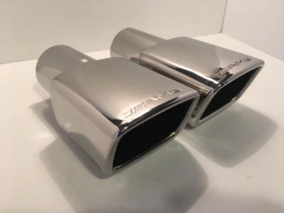 For MERCEDES For AMG EXHAUST tips w124 w201 w202 500 E w203 e500 w210 w126 c126 - Bild 1 von 4