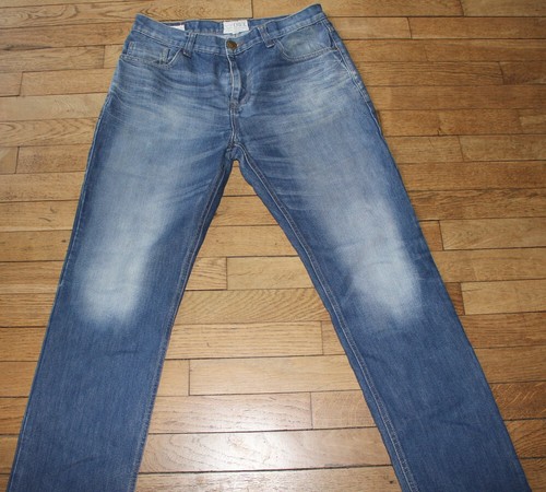 Jeans G-Star Homme Taille 48 - Coupe Droite Bleu Délavé Occasion Très Bon état | Jeans Droit Classique