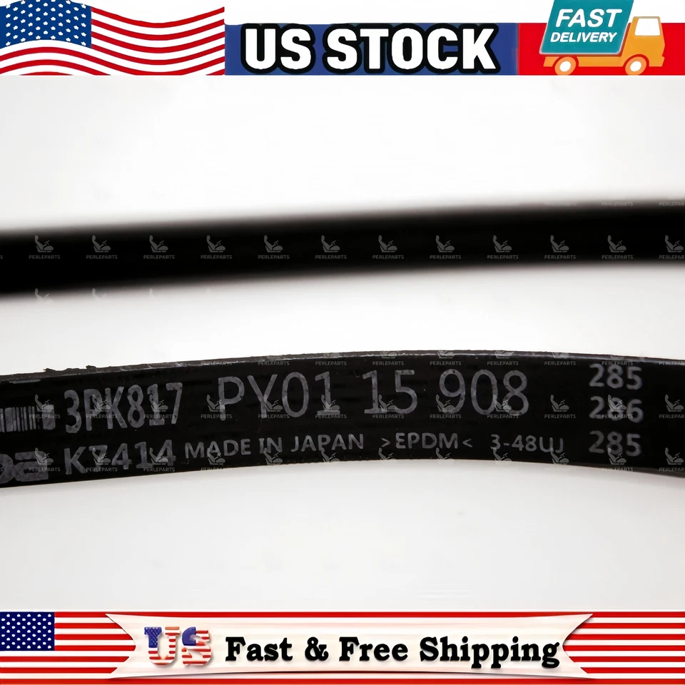 NEW OEM Mazda 2014-2024 Mazda3 Mazda6 CX-5 Water Pump Drive Belt PY01-15-908 - Image 3 of 4