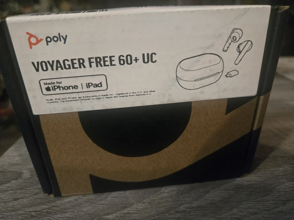 POLY Voyager Free 60+ UC Black Earbuds +BT700C dongle +Touchscreen Charge Case C - Image 3 of 4