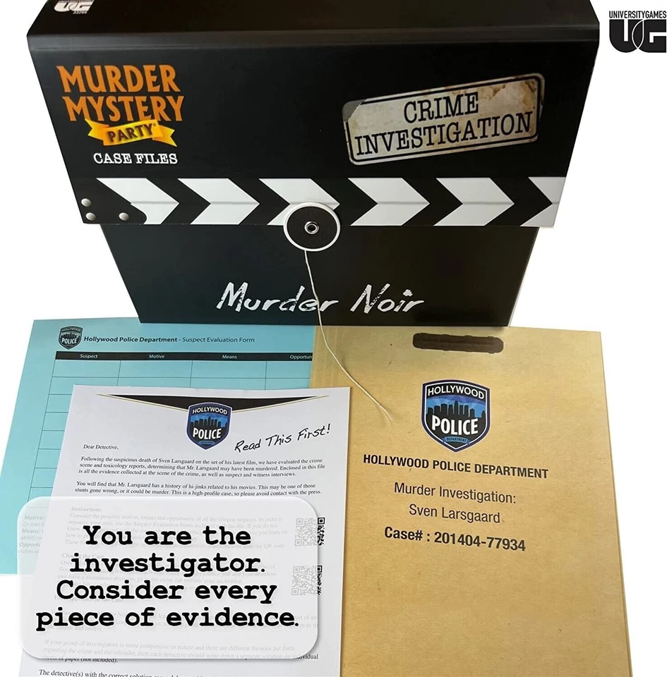 Murder Mystery Case File Party Game Murder Noir - Image 2 of 4