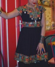 Embroidery Afghani dress for girl - Afghani style dress - Afghani dress for girl