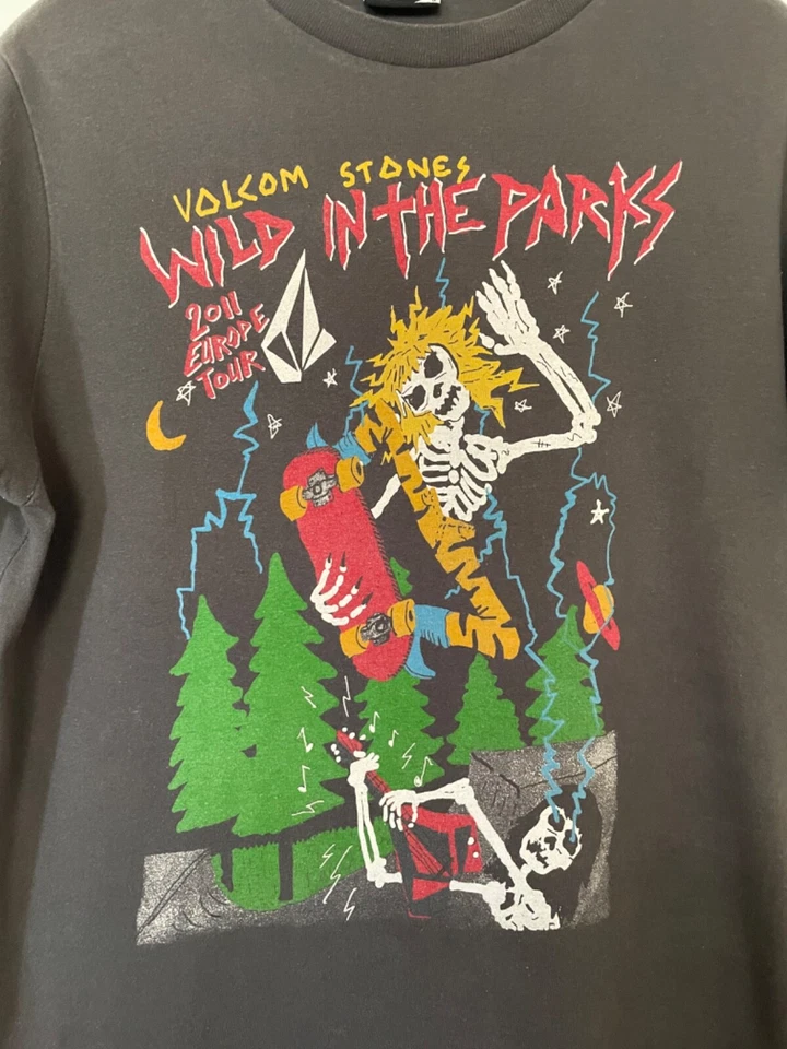 Volcom tshirt Europe Europe tour 2011 tshirt small rare - Image 2 of 4