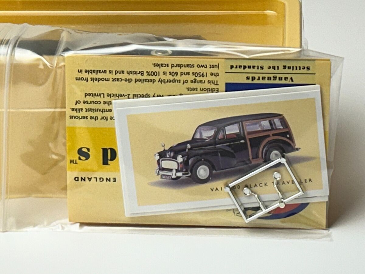 【即日発送】 Vanguards 1:43 Black Traveller, Minor Morris Diecast Scale 乗用車