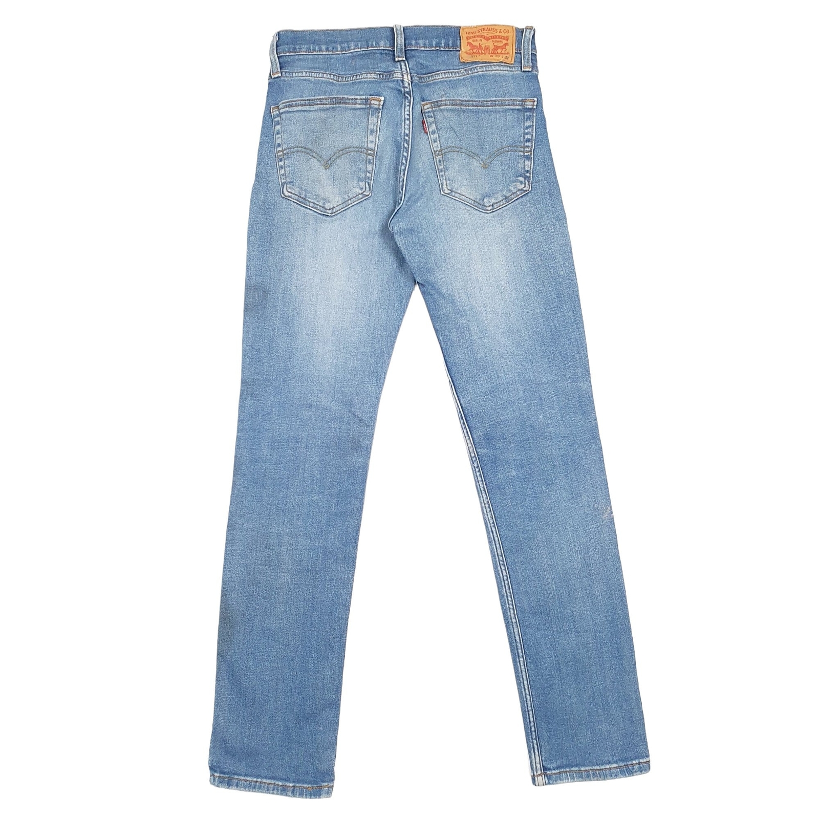 Mens LEVIS 511 Slim Fit Blue Denim Jeans Trousers W30 L31 image 3
