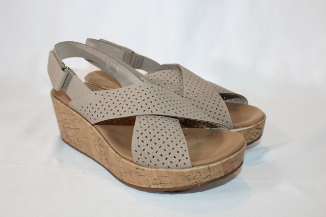 clarks cork sandals