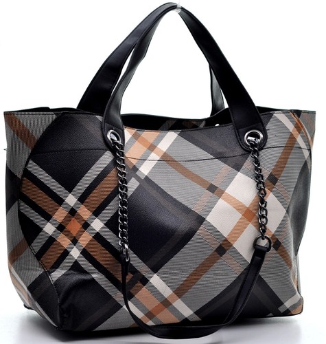 BORSA DONNA ELEGANTE CAPIENTE SACCO HOBO CATENA SPALLA MANO TRACOLLA PELLE - Foto 32 di 34