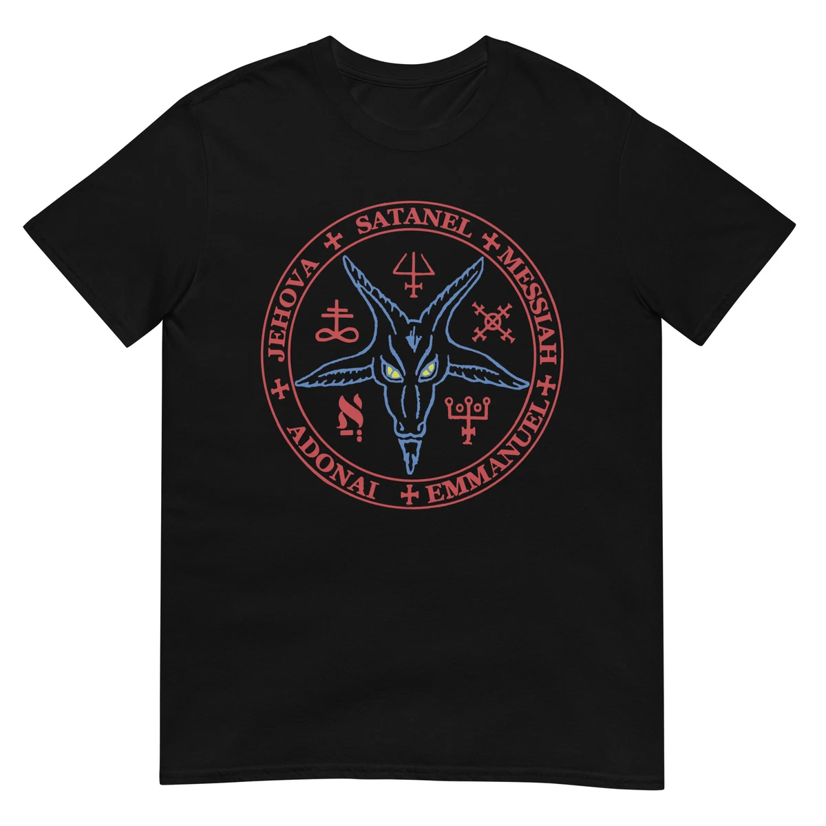 Tribal T-Shirts Donna Aleister Crowley Love Is The Law - Maglietta In Cotone Nero - Taglia L - 4
