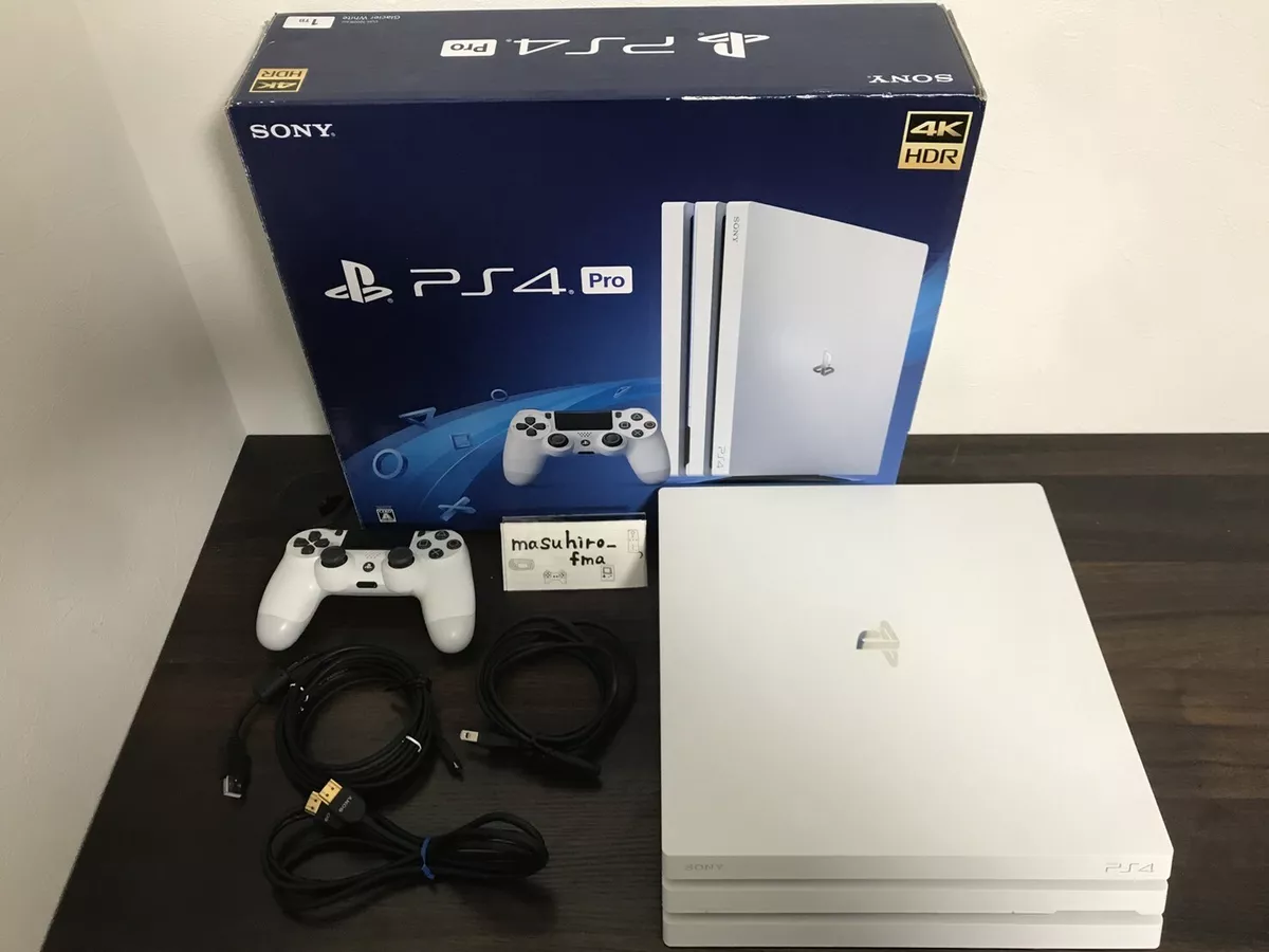 Sony PlayStation 4 Pro Console Glacier White 1TB