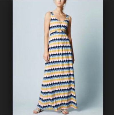 braelynn maxi dress Braelyn Orange Hibiscus Print Strapless Maxi Dress - US 6
