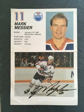 Mark Messier Autograph