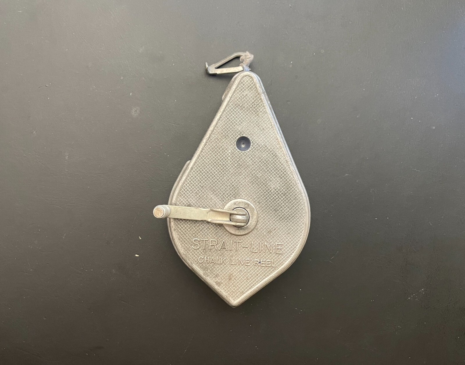 Vintage Irwin StraitLine Chalk Line Reel with BLUE Chalk Made in USA