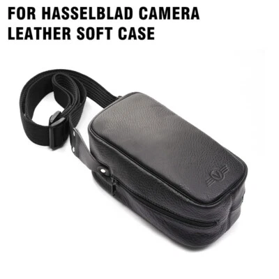 Real Leather Hasselblad Camera Soft Case Protective Shoulder Bag Black 2024 NEW