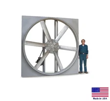 PANEL AXIAL EXHAUST FAN - Belt Drive - 72" - 230/460V - 3 Hp - 47,600 CFM