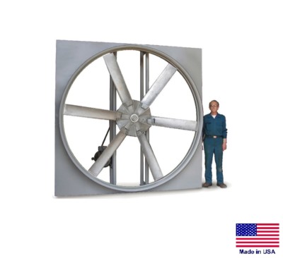 PANEL AXIAL EXHAUST FAN - Belt Drive - 42'' - 230/460V - 10 Hp - 33,712 CFM