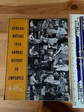 1940 EMD Frigidaire GM General Motors AC Delco Chevy Annual Report Employees