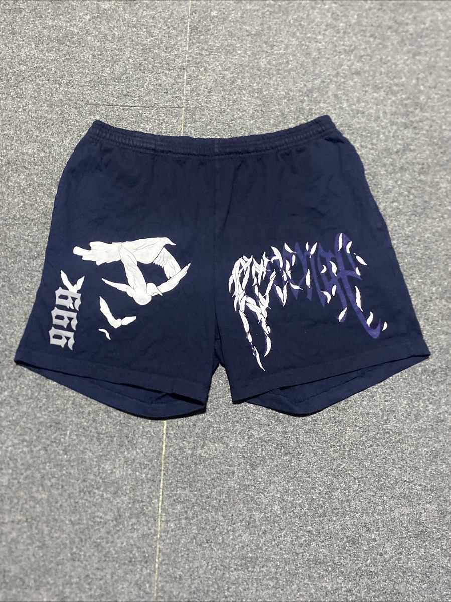 Revenge x Juice WRLD Shorts 666 Dove Shorts Sweat Shorts