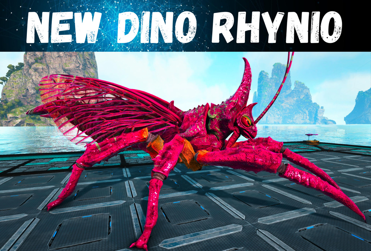 Ark Survival Evolved New Dino Rhyniognatha Clone PVE PS4/PS5