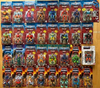 Masters of the Universe Origins sammlung 36x ++ He Man MOTU + Fundraising Lot MU