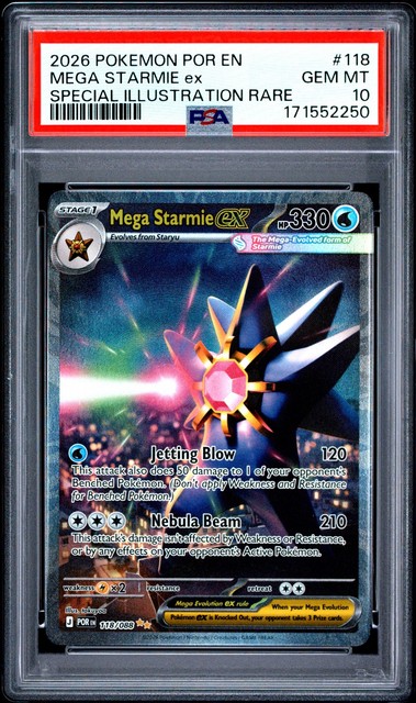 Mega Starmie ex #118 (Perfect Order)