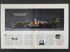1994 2-Page PRINT AD Honda Racing "Underneath all these decals is a brand new.."