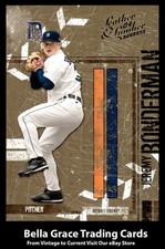 2004 Donruss Leather & Lumber Jeremy Bonderman #52 Detroit Tigers MLB Baseball