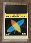 PC Engine CD SYSTEM CARD Ver.2.0 Card Only Japan Import US Seller TESTED