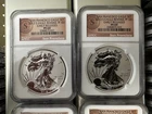 2012 S .999 American Silver Eagle NGC PR69 REVERSE PROOF San Francisco Early RE