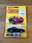 NOS Vintage Matchbox Datsun 280ZX Black Carded RARE