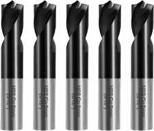 5Pcs Cobalt Spot Weld Drill Bit Set Kit, Titanium Coated High Speed Cobalt Steel