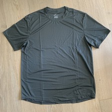 Nike Dri Fit Training Short Sleeve Shirt Men's Size Medium 573893-060 Dark Gray