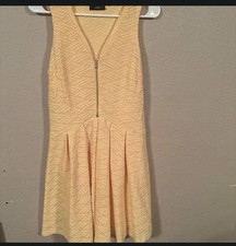 Guess Los Angeles Yellow Sleeveless Summer Dress