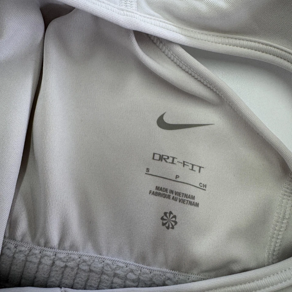 Nike Dri-FIT Sports Bra White Small S BV3636-100 Racerback Athletic Training Top - Image 3 of 4