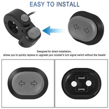 For Ninebot F2 / Max G2 Electric Scooter Turn Signal Light Switch Button Replace
