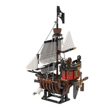 Hot Sale Sky Pirates Skeleton Ship Flying Pirate Ship with Stand 662
