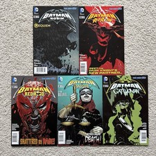 DC Comics Batman and Robin  18 19 20 21 22 Newsstand Editions RARE 2013