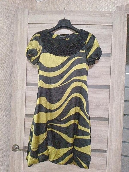 Women Max Mara Dress Black Polyester 38 / M / 46 #N3C6