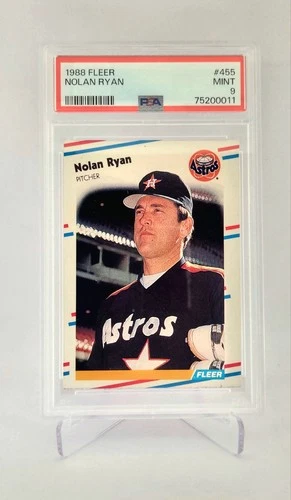 1988 Fleer Nolan Ryan PSA 9