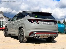  Racing-Komplettanlage für Hyundai Tucson 4 Typ NX4 je 2x115x85mm oval