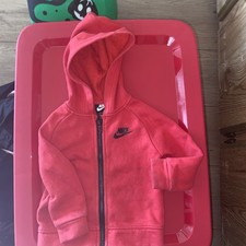 Nike Red Jacket Sz.18 Months Zip Up Hoodie