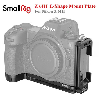 SmallRig L-Plate for Nikon Z 6III   Dual Arca-Swiss, Cold Shoe, Extendable