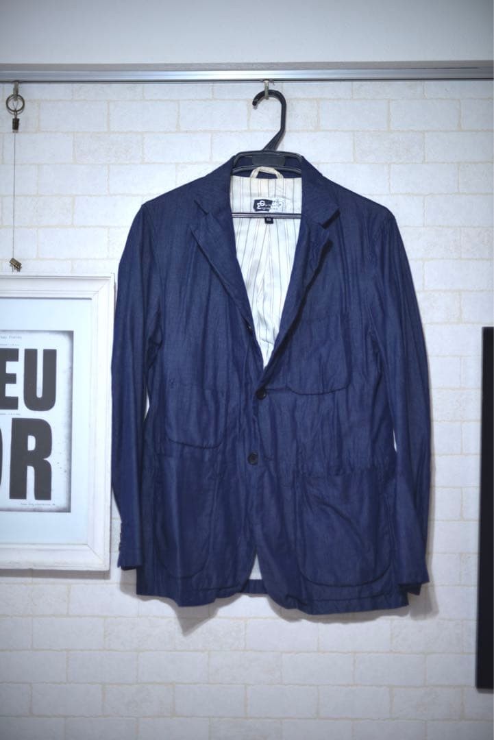 Engineered Garments XS Jacket Denim Chambray Soft… - image 1