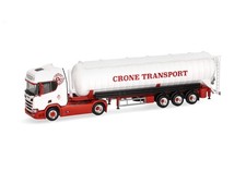 Herpa 319904 Scania CR 20 HD Saugsilo-Sattelzug | Crone Handel u. Transport 1:87