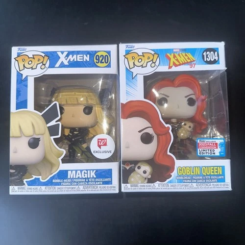 Goblin Queen 938 funko POP X-MEN 97 MCU Magik 892 Walgreens EXCLUSIVE Lot Marvel