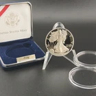 1996-P Proof American Silver Eagle 1oz .999 Silver Velvet Case & Capsule
