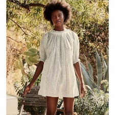 DOEN Odessa Mini Dress in Blue Baby Kate Floral Print S