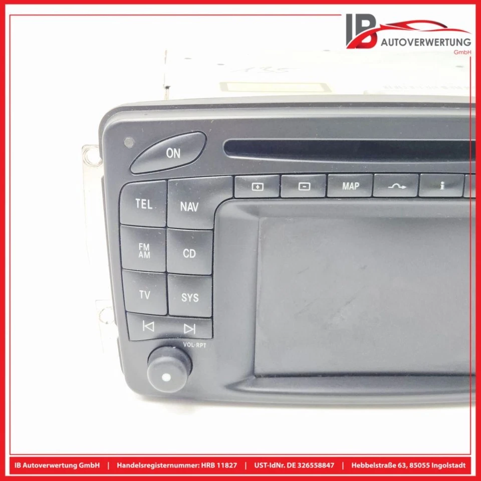 Navigationssystem CD Radio A2038209689 MERCEDES C-KLASSE S203 C270 CDI BOSCH - Bild 3 von 4